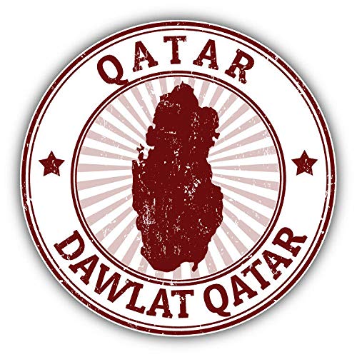 Qatar Map Grunge Stamp Round Metal 0.75" Lapel Pin Hat Shirt Pin Tie Tack Pinback2