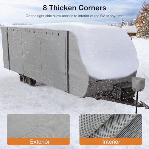 Vigorvan VGY-119-FBA03 Upgraded Rv Cover, Extra Thick 30'-33' Travel Trailer Cover thumb #7