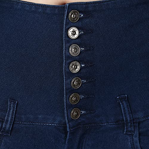 Image of Collection Mom Jeans for Women High Waist Skinny Stretchable Ankle Length Denim