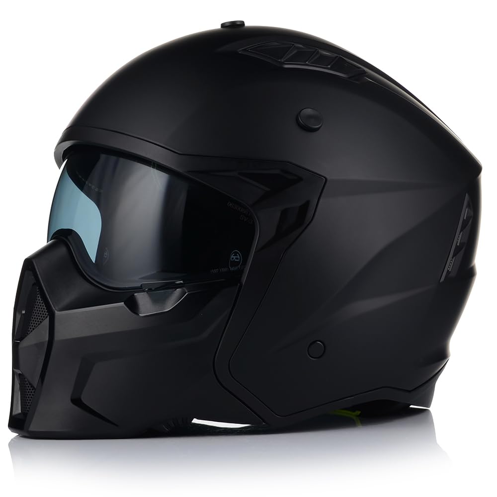 Vito Jet Predator kask czarny matowy
