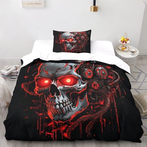 Ensemble de literie microfibre 135x200 cm anti-plis - 3