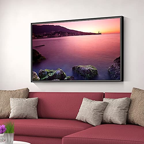 Peinture diamant crépuscule 5D DIY grand format pour illuminer la décoration de votre salon