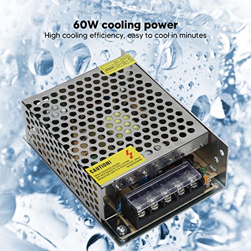 CHICIRIS Kit de refrigeración Peltier de refrigeración rápida con fuente de alimentación para espacios pequeños, refrigeración semiconductora fácil de usar - imagen 4