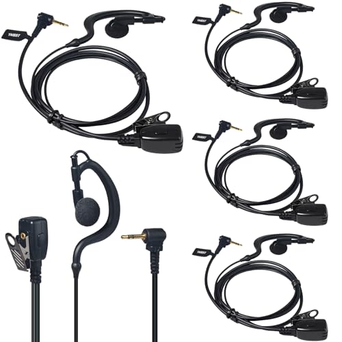 Pinganillo para Walkie Talkie Motorola Talkabout TLKR T62 T82 Juego de Auriculares G con PTT 5uds