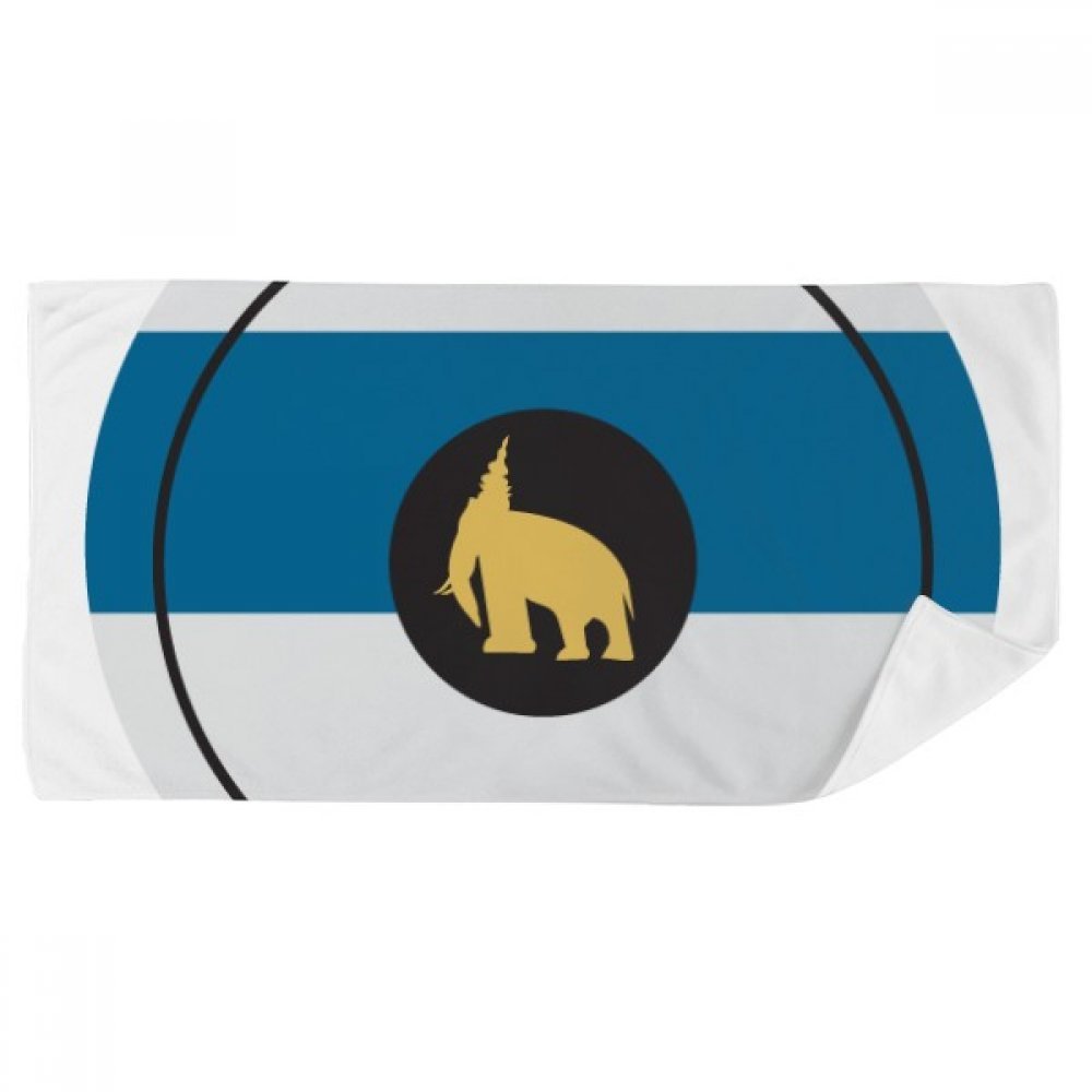 Serviette de bain éléphant doux gant de toilette multicolore 35x70cm