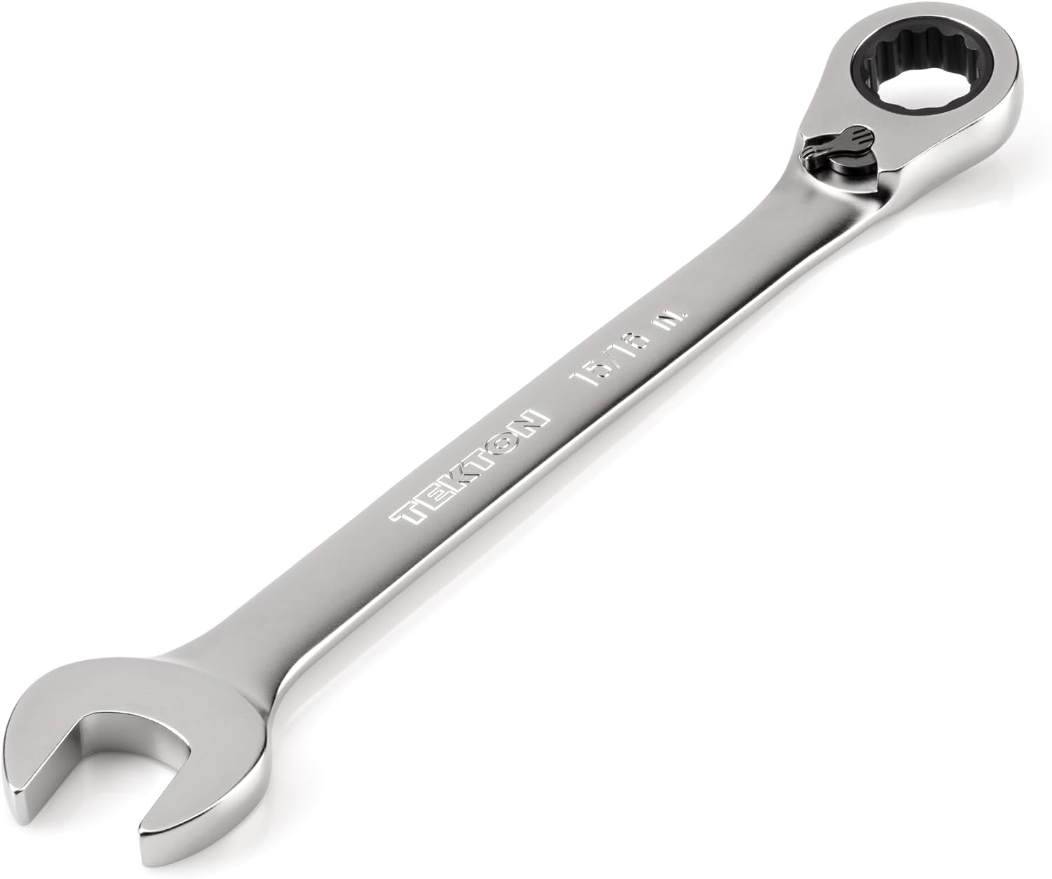 TEKTON 15/16 Inch Reversible 12-Point Ratcheting Combination Wrench | WRC23324