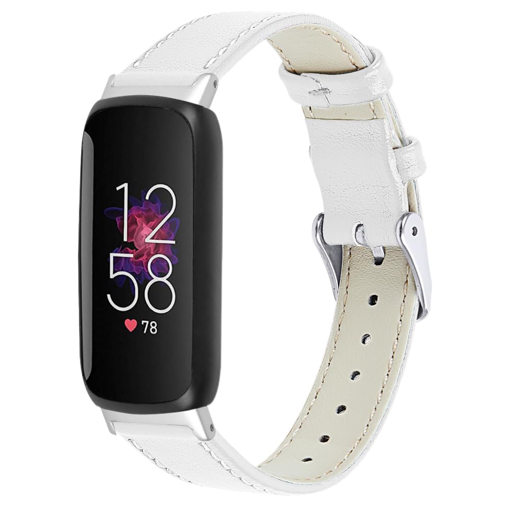 Chofit Cinturino In Pelle Con Motivo Floreale Per Fitbit Inspire 3 - Ricambio Elegante Con Fibbia Acciaio, Taglia Regolabile - 2