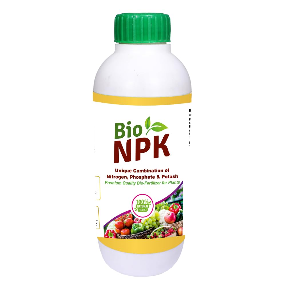 THE WET TREE Bio NPK Microbial Consortium Liquid Fertilizer | Plant, Flower & Fruit Growth Promoter | Home Garden, Flowering, Vegetables, Indoor & Outdoor Plants (500 ml)