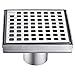 Dawn LBE050504 Brisbane River Series - Square Shower Drain (Stamping Technique & Press in the Base), 5" L