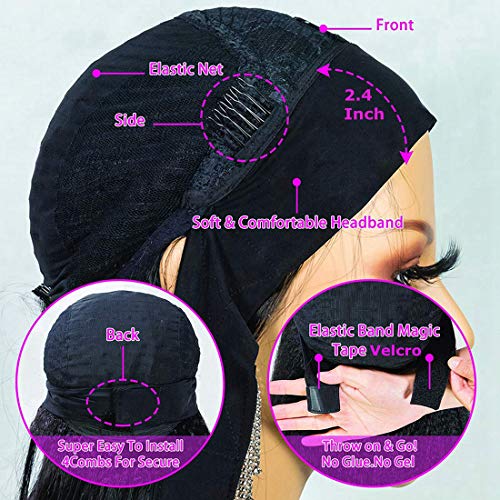 image for Persephone Glueless Headband Wig Curly Human Hair Wigs for Black Women