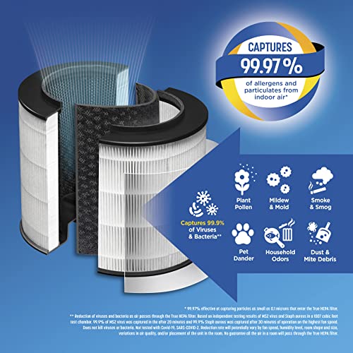 Clorox Medium Room Air Purifier True HEPA Replacement Filter, 1,000 Sq. - image 2