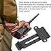 Metal Belt Clip with Screws for Kenwood TK-208 TK-308 TH-22AT TH-42AT Two Way Radio Parts