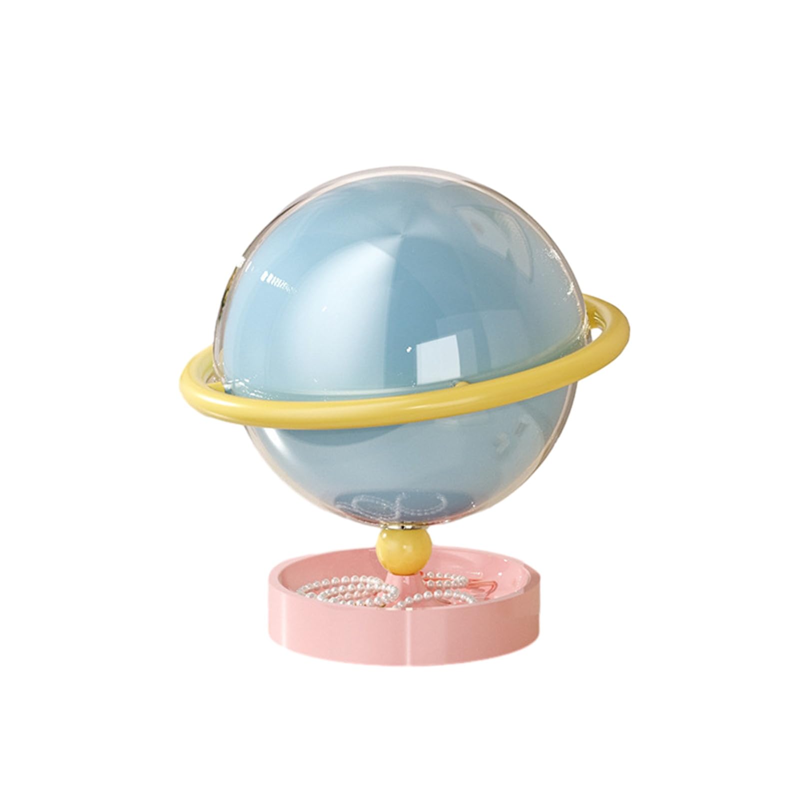 Glifora Storage Box - Spherical Candy Container with Two-Layer Storage Design, Organiser for Bedroom and Living Room
