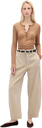 GAP Women's Barrel Khaki