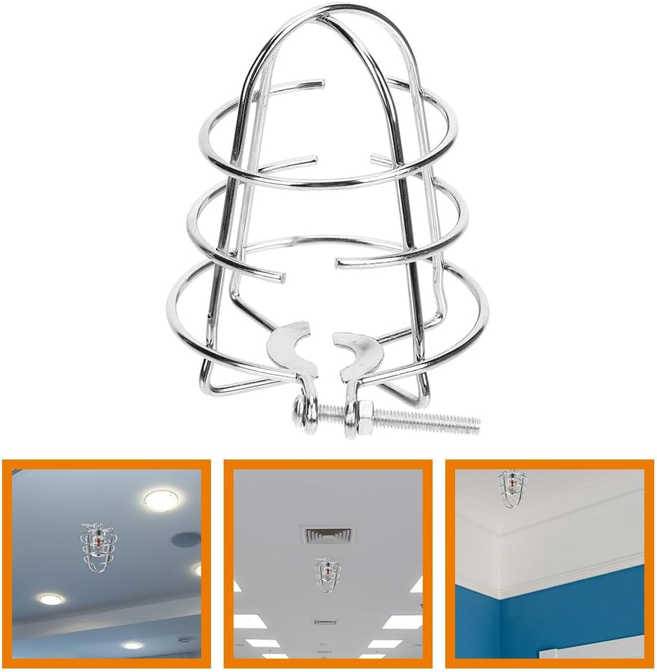 Fire Sprinkler Head Guard Cover, Pendent Fire Sprinkler Cage Protector Guard for Ceiling Semi-Recessed