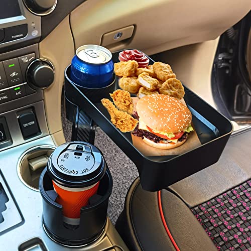 Portavasos expansor para carro con bandeja y soporte giratorio miniatura 2