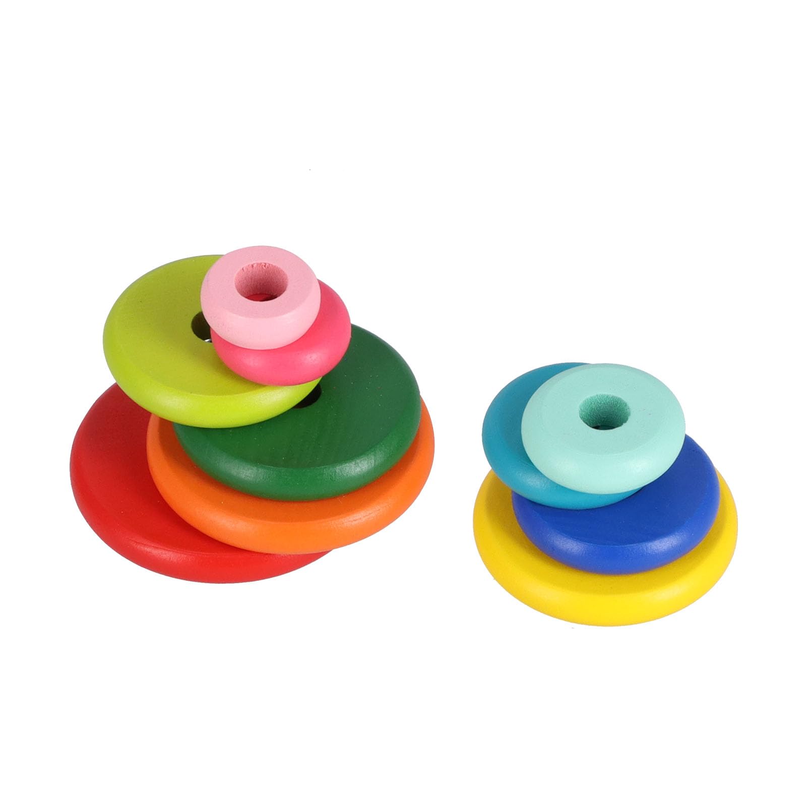 Generic Torre di Hanoi Puzzle a 10 Anelli Giocattolo in Legno, Gioco di Logica Rompicapo per Bambini Dai 5 Anni in su (Grande torre in scatola di Hanoi)