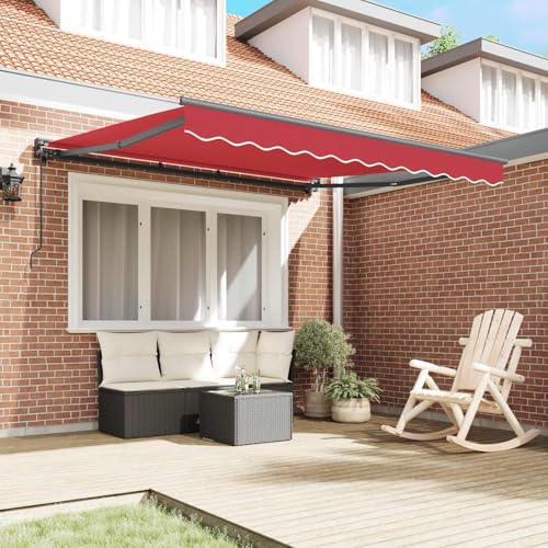 Store rétractable télécommandé avec revêtement PU imperméable pour patio - 4