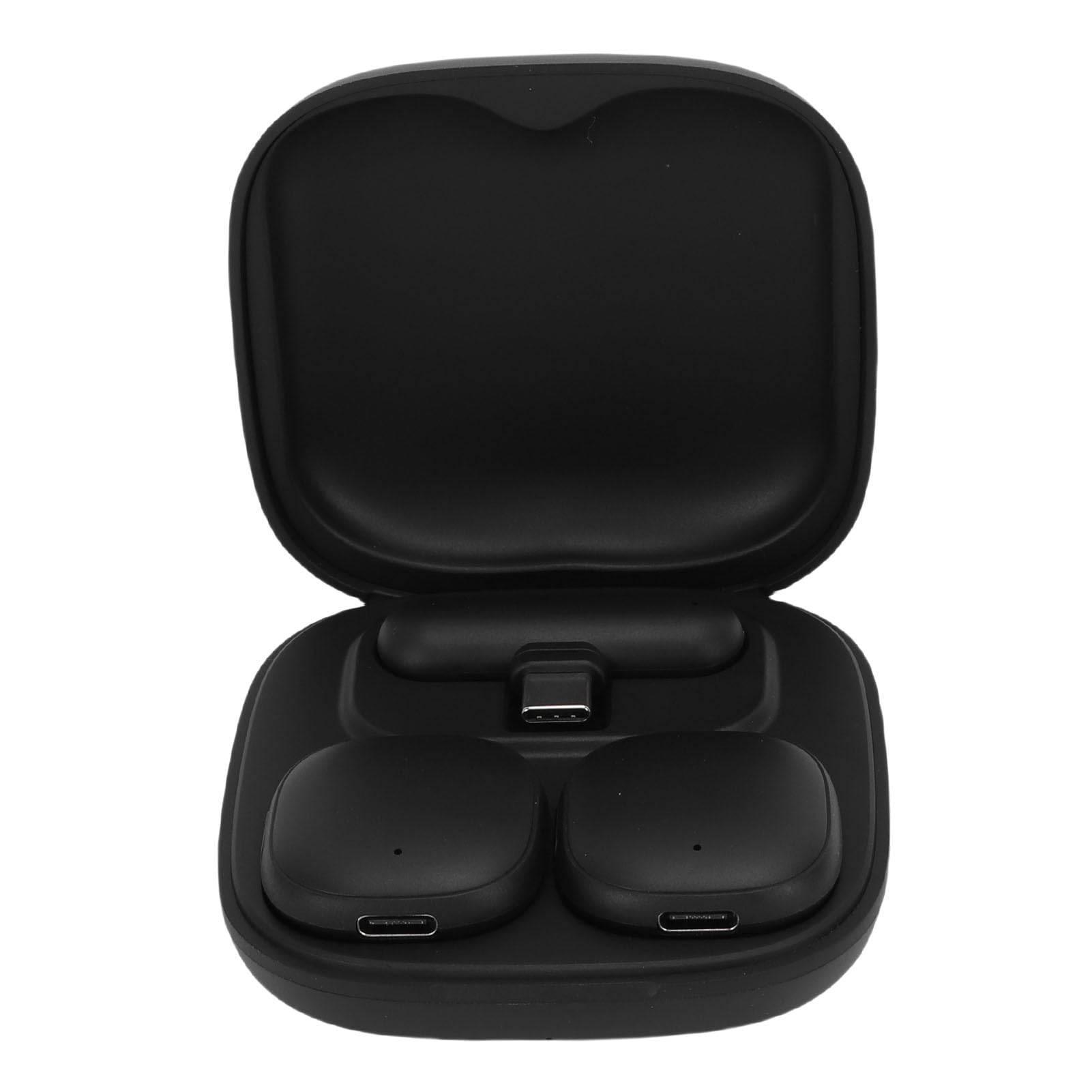 Micrófonos Lavalier Inalámbricos, Micrófonos Magnéticos con Cancelación de Ruido Ai con Estuche de Carga y USB C, Mini Micrófono para Grabación de Video Vlogging Creadores de Contenido