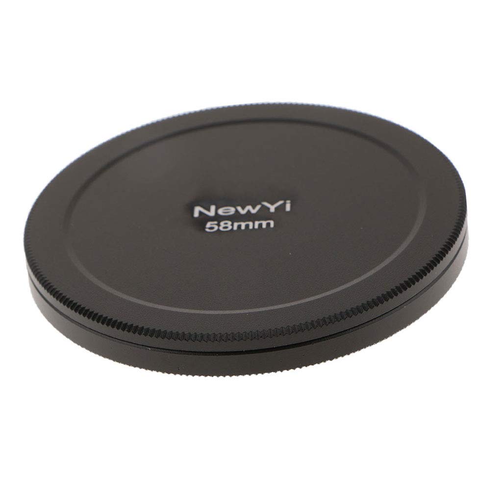 Sourcingmap Étui de protection en métal pour filtre d'objectif d'appareil photo Noir 58 mm