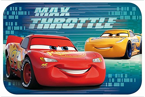 Star Licensing 50728 Tapis Cars, PVC-poliestere, Multicolore, 60 x 40 x 1 cm