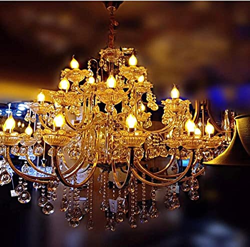 Sanleen Enterprises Modern Contemporary Crystal Glass Chandelier 24light led Chandelier