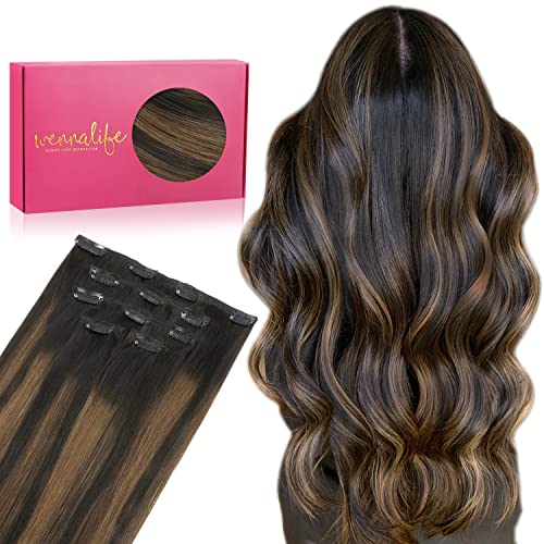 WENNALIFE Clip In Hair Extensions
