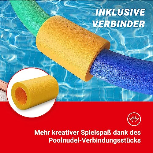 Schwimmnudel Conipa 2 Stück mit Verbinder für Poolaktivitäten