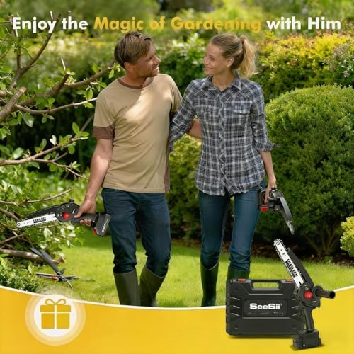 SEESII 8-Inch Brushless Mini Chainsaw