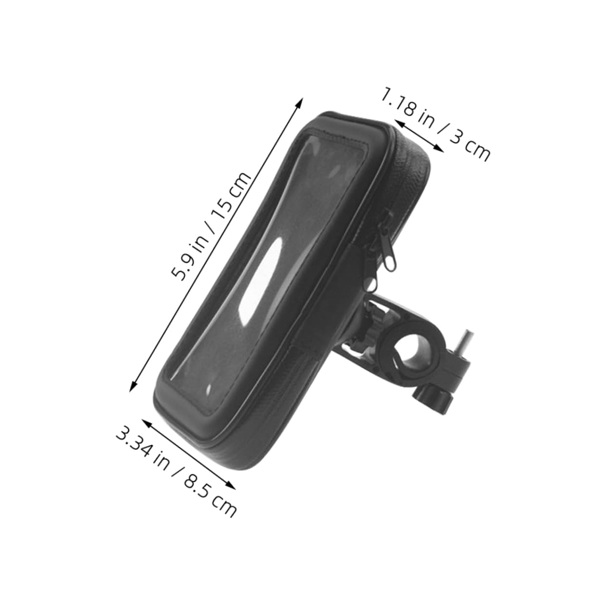 Mikinona Bike Phone Holder for Bicycle Storage Pouch Easy Tool Installation Compatible with Various Phone for Mountain Biking and Navigation