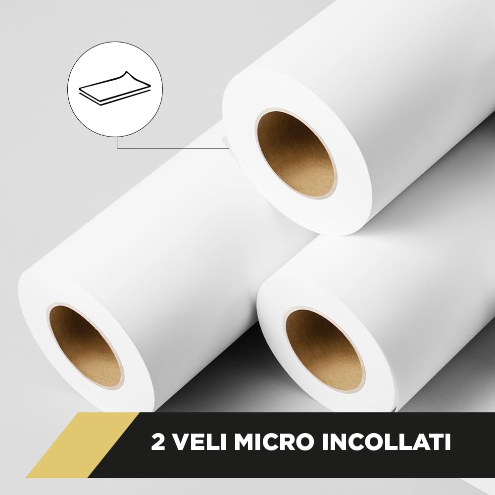 JaDy - rotolo carta lettino massaggio rotoli carta lettino carta lettino massaggio lettino medico rotolo carta lenzuolino medico per lettino rotolo lettino estetista H 60 Circa 80MT (12)
