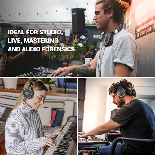 Image of OneOdio Wired Over Ear Headphones Studio Monitor & Mixing DJ Stereo Headsets with 50mm Neodymium Drivers and 1 /4 to 3.5mm Jack for AMP Computer Recording Podcast Keyboard Guitar Laptop - Grey