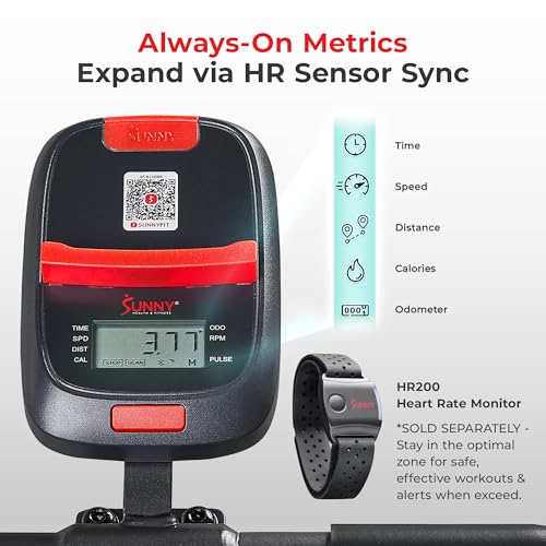 Sunny Health & Fitness Nova Smart Magnetic Cycling Bike for Beginners - image 6