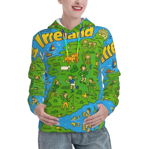 Sweat à capuche femme chaud et doux contre le froid