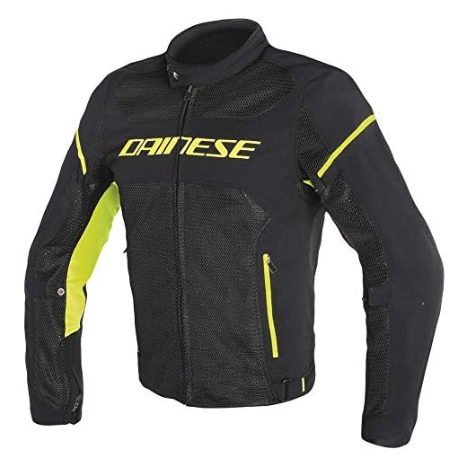 Dainese Air Frame D1 Tex Jacket, Chaqueta Moto Verano, Negro/Blanco/Rojo, 54