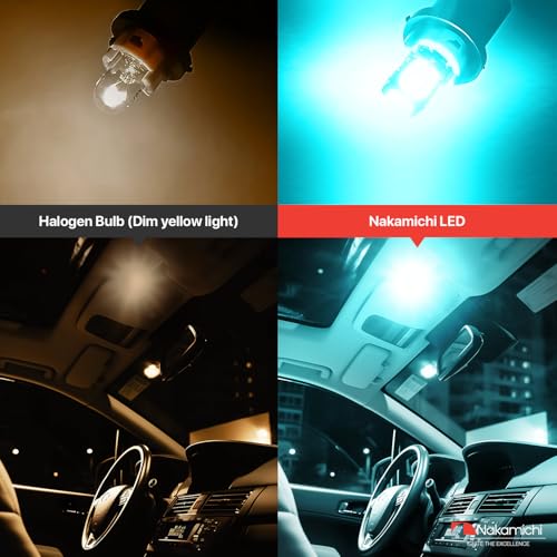 Lámpara LED para coche BA9S T4W color azul hielo miniatura 3