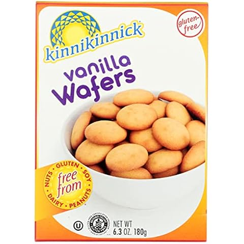 Kinnikinnick Foods, Gluten Free Vanilla Wafers, 6.3 oz (180g) -6PACK Cover