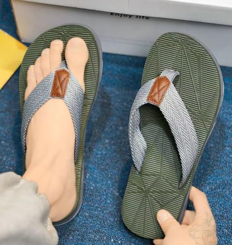 Epsion Flip Flops Sandals for Men 2025 Summer Shoes Arch Support Casual Indoor Outdoor Walking Wedges2