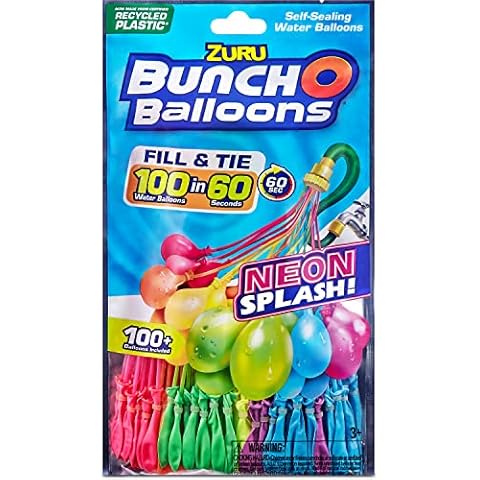 Globos de agua de neón Bunch O Balloons autosellantes y de llenado rápido (paquete de 3) Cover