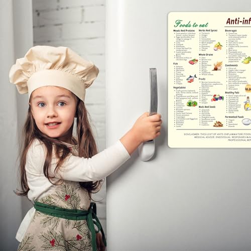 Imán decorativo rectangular de dieta antiinflamatoria miniatura 5