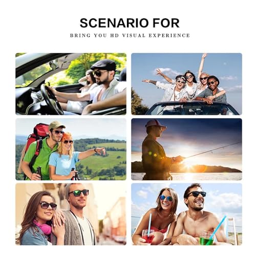 Small Round Classic Polarized Sunglasses for Women Men Vintage Style-0034