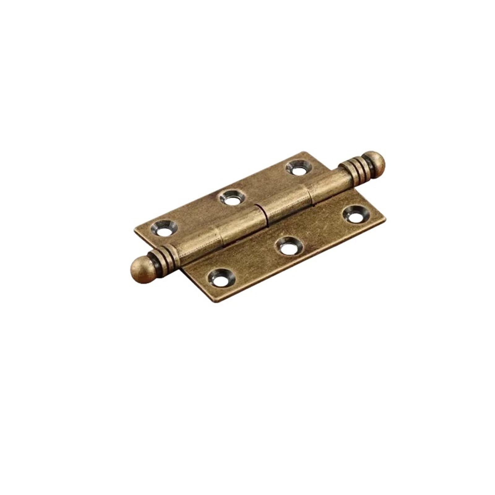 4Pcs Antique Brass Door Hinges 2/2.5/3 inch Cabinet Door Hinge(T3603 Bronze 50mm)