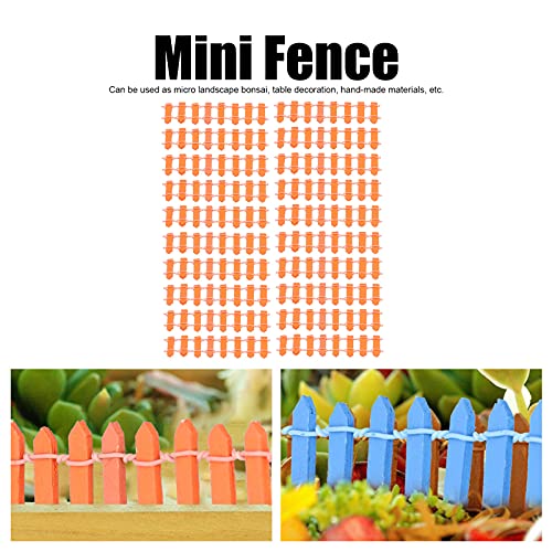 20PCS Mini Wooden Fence, Interesting and Cute Miniature Wooden Fence for Home Garden Plant Pot DIY Project Micro Landscaping - Image 3