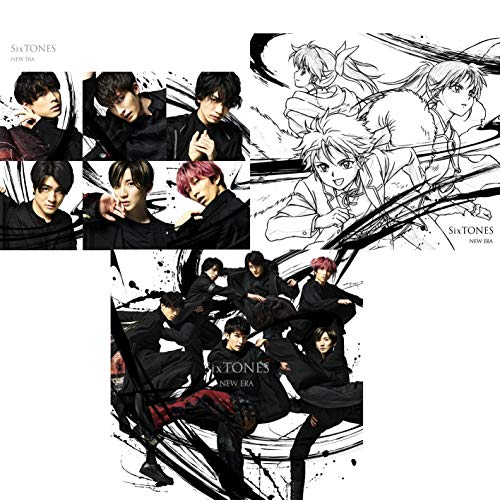 3枚セット 【クリアファイル-D×3枚付】 SixTONES NEW ERA 【初回盤+期間限定盤+通常盤】のサムネイル