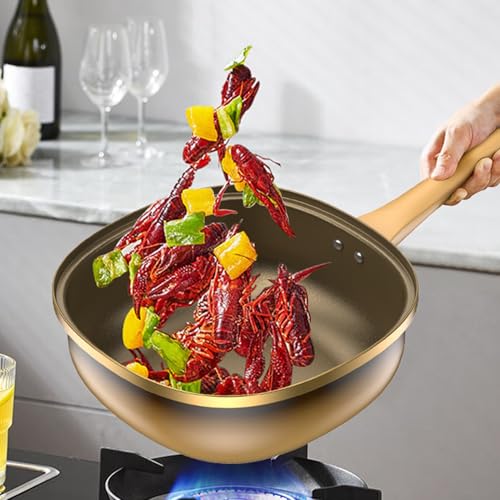 Poêle antiadhésive induction grande casserole profonde pour camping - 7