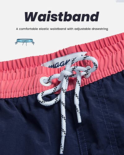 Image of maamgic Mens Swim Trunks Quick Dry Swim Shorts with Mesh Lining Funny Swimwear Bathing Suits 7inch