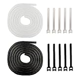 Ampliamente aplicable: nuestro protector de cables evita que las mascotas muerdan los cables. El producto también se puede utilizar en automóviles, equipos de automatización y cables de computadora, especialmente en entornos donde se requiere protección y disipación de calor.