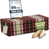 Livasia Matelas Pliable Durable en kapok - 200x110x8cm - Matelas d&rsquo;invit&eacute; Large,...