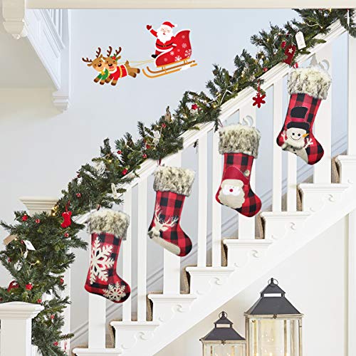 image for GP Life 18 Inch Christmas Stockings 4 Pack Xmas Stockings Personalized