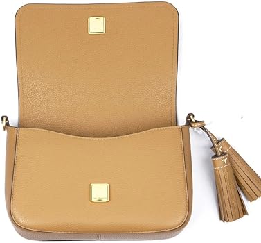 Amazon | Tory Burch Thea ペブルド レザー フラップ クロスボディ